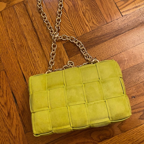 Bags Lime Green Trendy Chain Braided Crossbody Bag Poshmark
